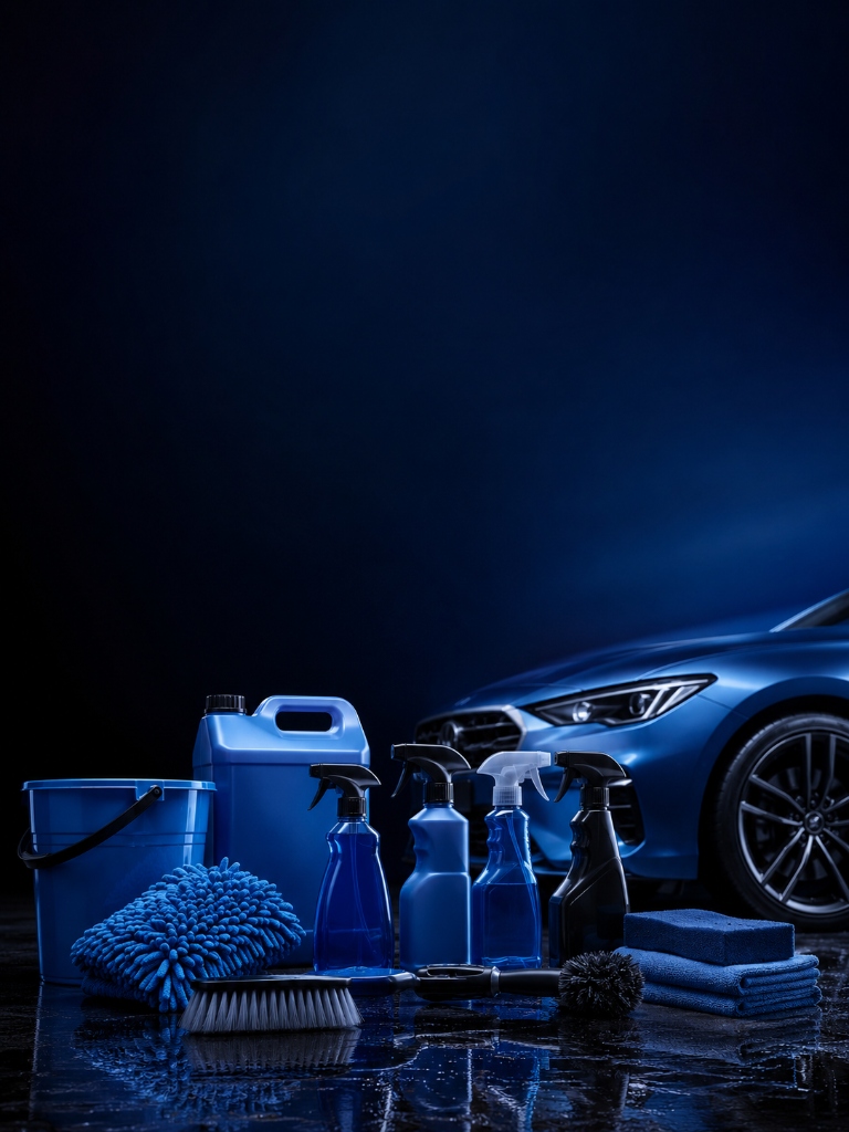 Car Exterior cleaning products mobile banner