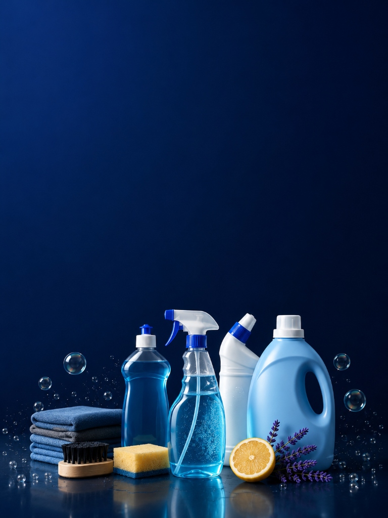 Household cleaning products mobile banner