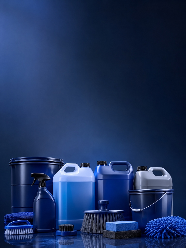Industrial cleaning products mobile banner